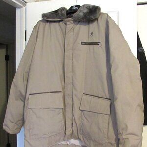 Vintage Browning Sportsman Apparel Mens USA Goose Down Insulated Jacket Size 50
